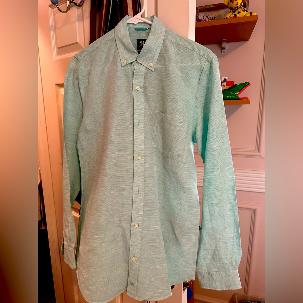 100% Linen Shirt European Designer